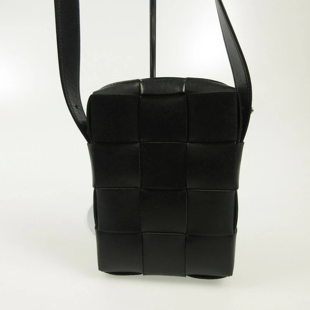Bottega Veneta Intrecciato Bag Cassette Shoulder Black